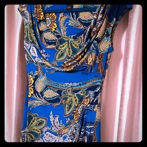 Ralph Lauren Stretch Cowlneck Dress